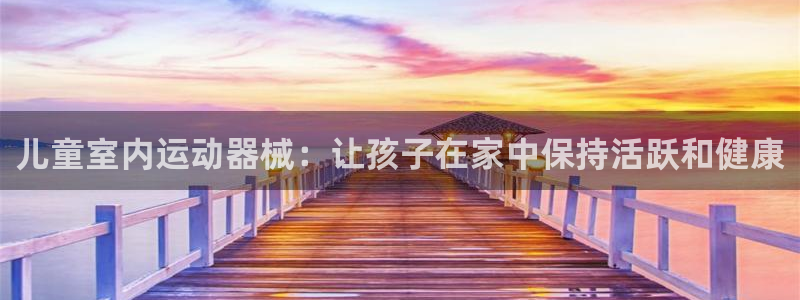 尊龙d88平台：儿童室内运动器械：让孩子在家中保持活