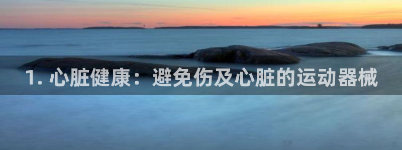 尊龙得过奥斯卡吗：1. 心脏健康：避免伤及心脏的运动