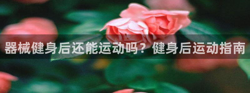 凯时国际app首页：器械健身后还能运动吗？健身后运动